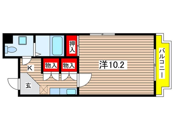 SUNRICH御池の物件間取画像